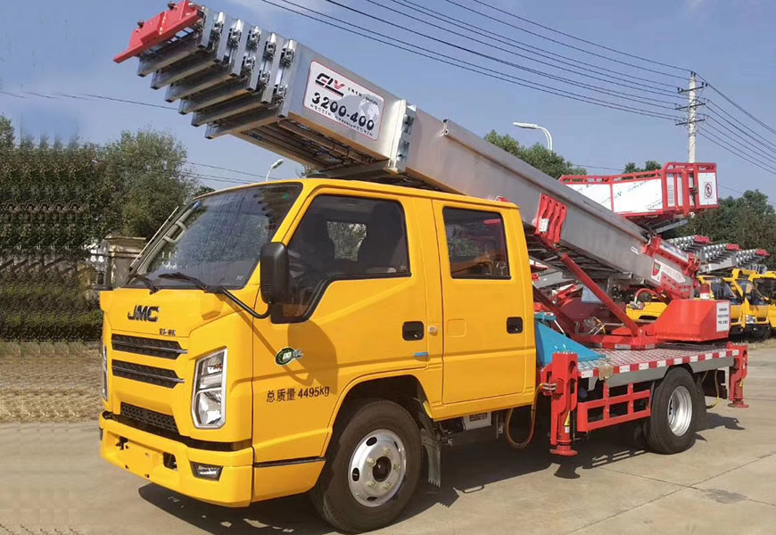 藍牌江鈴順達32米云梯車(chē) 國六